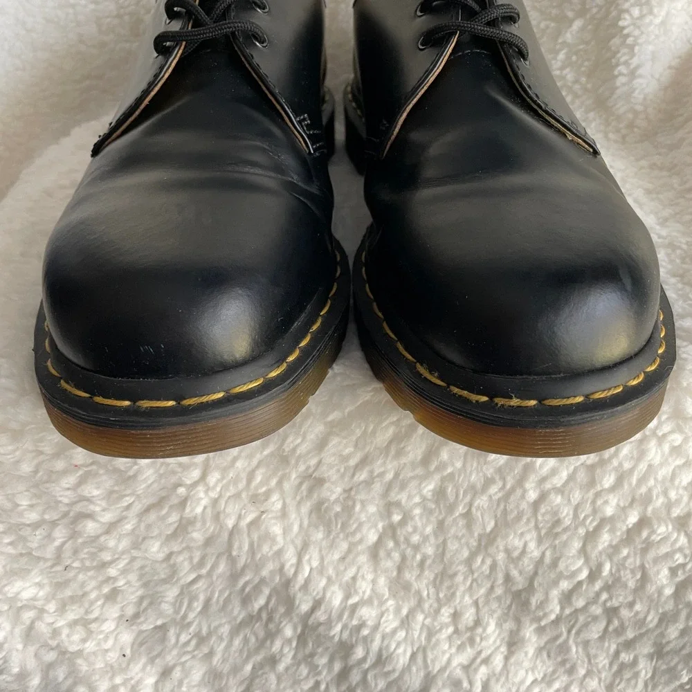 Dr. Martens Vegan Leather Mens Size 13 1461 Oxford Shoes Black READ